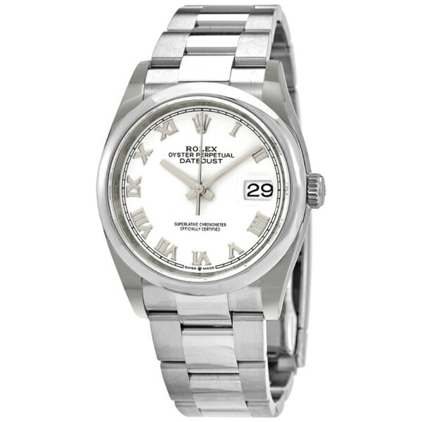 Rolex Datejust 36 Automatic White Dial Oyster Watch
