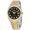 Rolex Datejust 36 Black Diamond Dial Watch