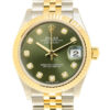 Rolex Datejust 31 Olive Green Diamond Dial Automatic Watch