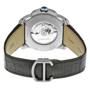 Cartier Calibre de Cartier 2 cartier 42 mm calibre de cartier silver dial black leather mens watch w7100037 3 result