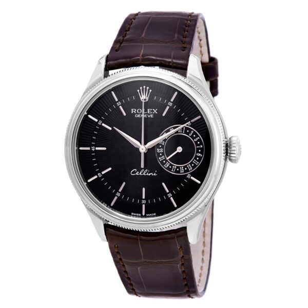 Rolex Cellini Date Double Bezel Men’s Watch 50519