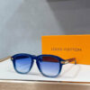 LV Oversized Aviator Sunglasses with Gold-Tone V Detail 147640