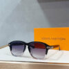 LV Oversized Aviator Sunglasses with Gold-Tone V Detail 147640