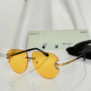 Off-White Alps Rimless Aviator Sunglasses 604010000