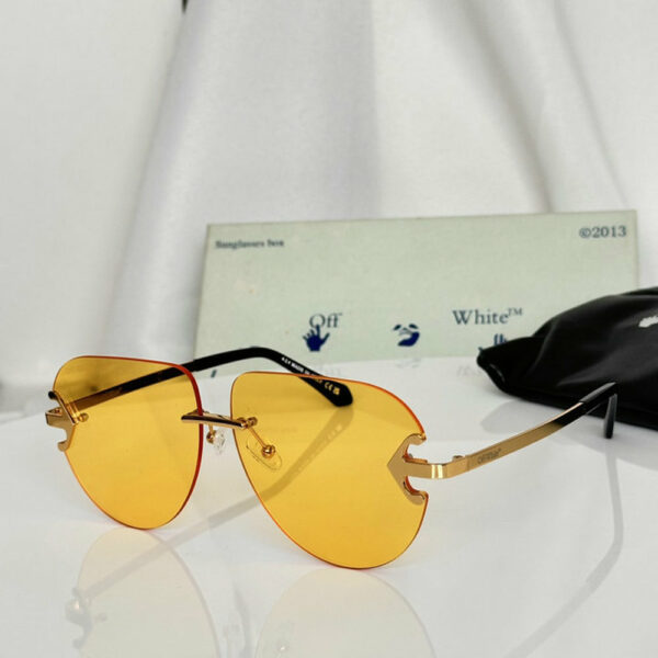 Off-White Alps Rimless Aviator Sunglasses 604010000