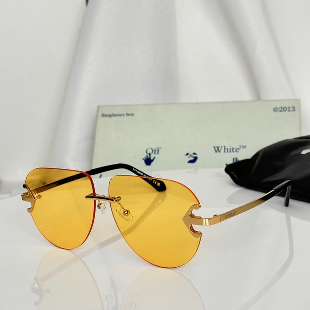 Off-White Alps Rimless Aviator Sunglasses 604010000 Off-White Alps Rimless Aviator Sunglasses 604010000