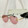 Off-White Alps Rimless Aviator Sunglasses 604010000