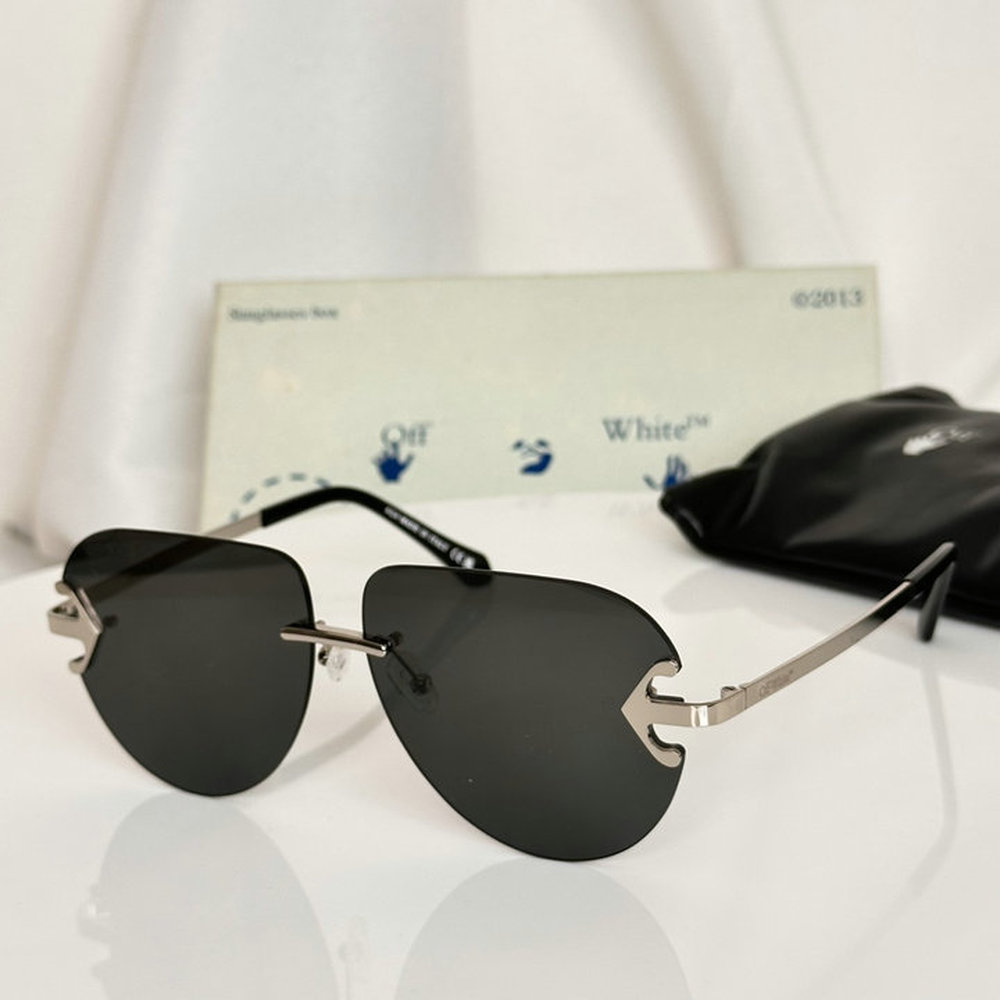 Off-White Alps Rimless Aviator Sunglasses 604010000 Off-White Alps Rimless Aviator Sunglasses 604010000