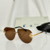 Off-White Alps Rimless Aviator Sunglasses 604010000