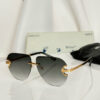 Off-White Alps Rimless Aviator Sunglasses 604010000