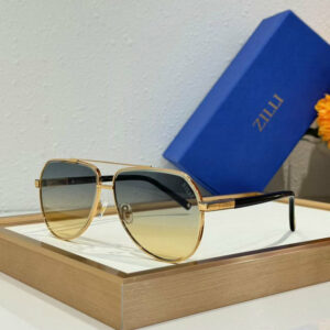 Zilli Luxury Metal Aviator Sunglasses 605160000-1