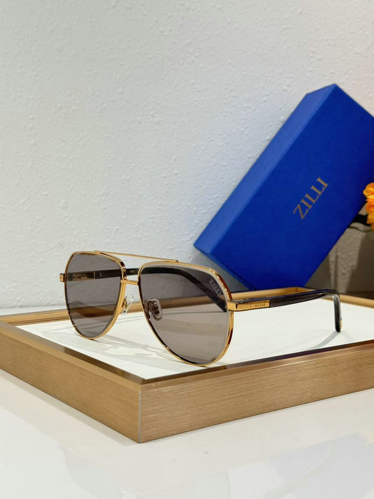 Zilli Luxury Metal Aviator Sunglasses 605160000 Zilli Luxury Metal Aviator Sunglasses 605160000