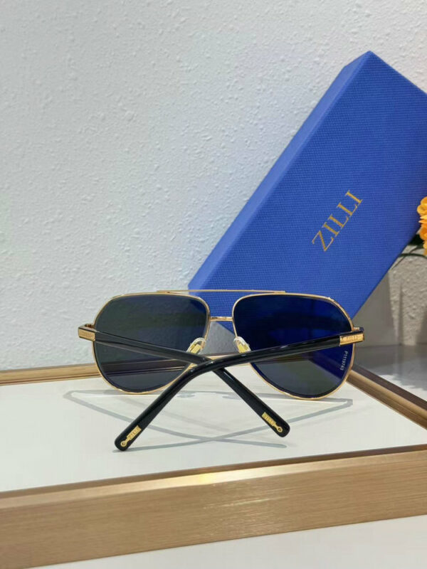 Zilli Luxury Metal Aviator Sunglasses 605160000