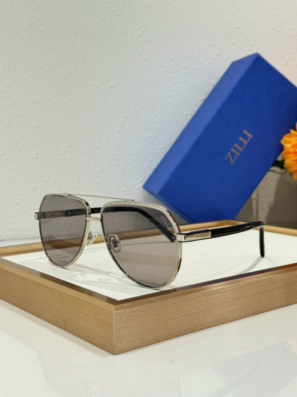 Zilli Luxury Metal Aviator Sunglasses 605160000
