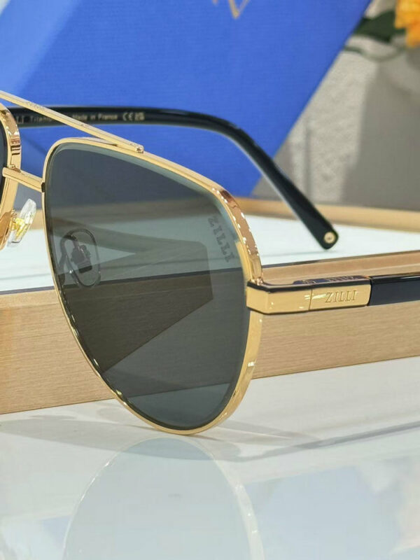 Zilli Luxury Metal Aviator Sunglasses 605160000