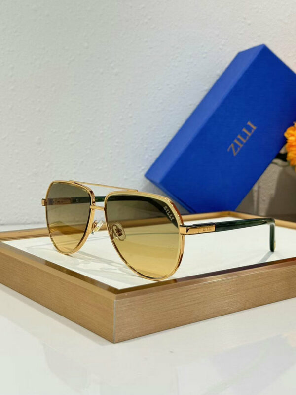 Zilli Luxury Metal Aviator Sunglasses 605160000