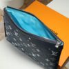 LV Pochette Voyage MM Monogram Ink Navy Blue Clutch Bag 28913 LV Pochette Voyage MM Monogram Ink Navy Blue Clutch Bag 28913