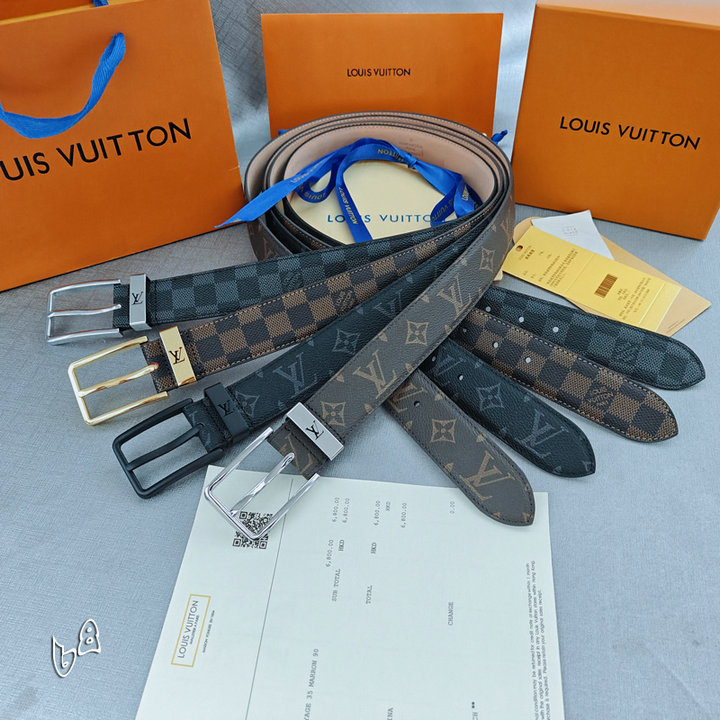 LV Logo Belt 605260140 LV Logo Belt 605260140