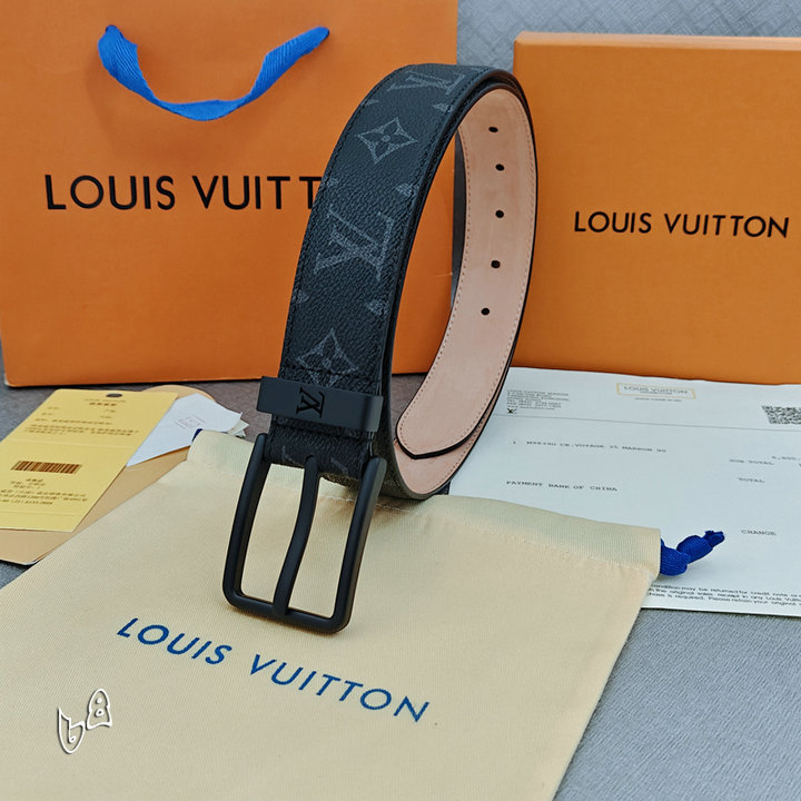 LV Logo Belt 605260140 LV Logo Belt 605260140