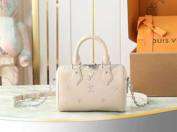LV Speedy Bandoulière 20 Monogram Empreinte Leather Bag