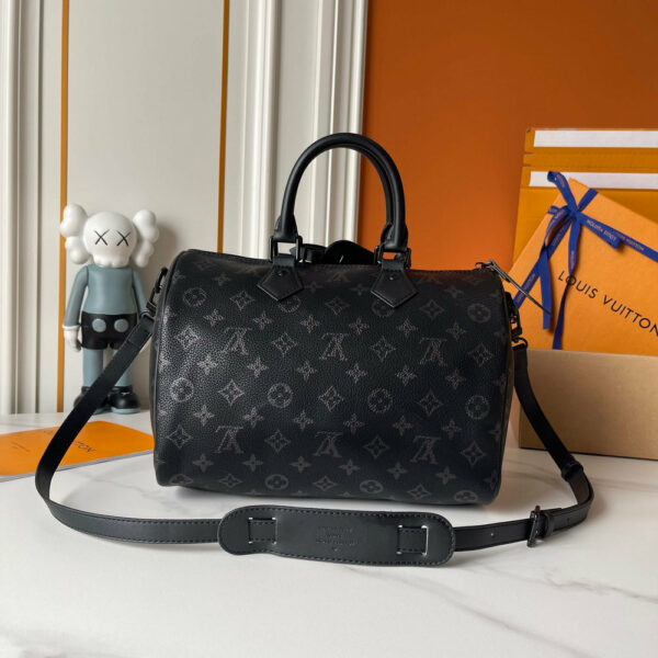 LV Speedy Soft 30 Monogram Eclipse Canvas Bag M13344-M40391 BC