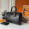 LV Speedy Soft 30 Monogram Eclipse Canvas Bag M13344-M40391 BC