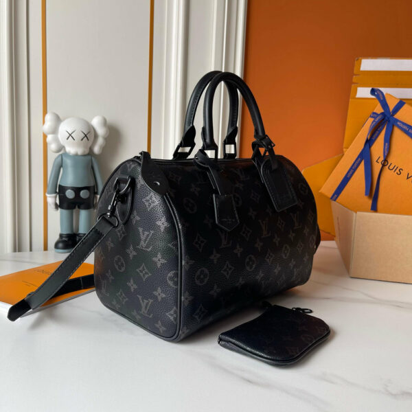 LV Speedy Soft 30 Monogram Eclipse Canvas Bag M13344-M40391 BC
