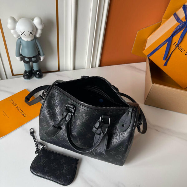 LV Speedy Soft 30 Monogram Eclipse Canvas Bag M13344-M40391 BC