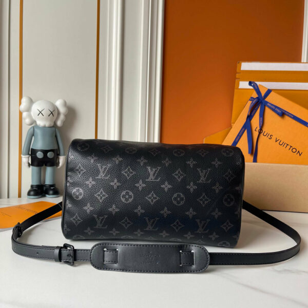 LV Speedy Soft 30 Monogram Eclipse Canvas Bag M13344-M40391 BC