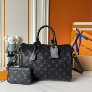LV Speedy Soft 30 Monogram Eclipse Canvas Bag M13344-M40391 BC LV Speedy Soft 30 Monogram Eclipse Canvas Bag M13344-M40391 BC