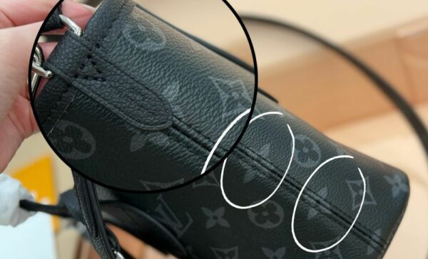 LV Neverfull Bandoulière Inside Out BB Monogram Eclipse LV267302 QA