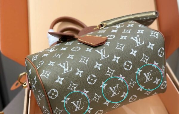 LV Speedy P9 Bandoulière 25 Monogram Canvas Khaki LV267301 QA