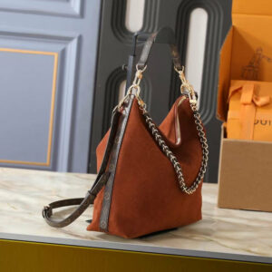 LV Multipass Suede Brown Bag